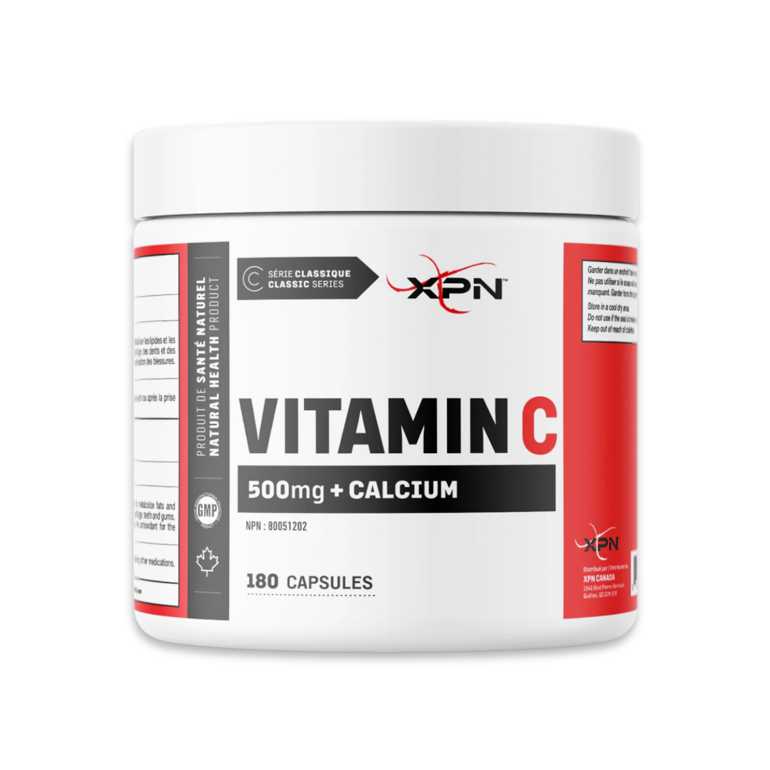 Vitamin C + Calcium - 180 capsules