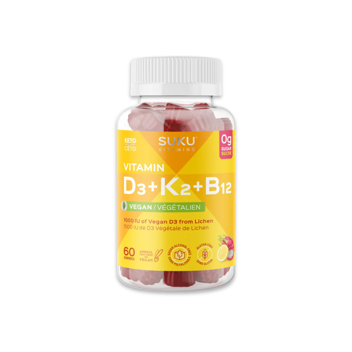 D3+K2+B12 - 60 jujubes