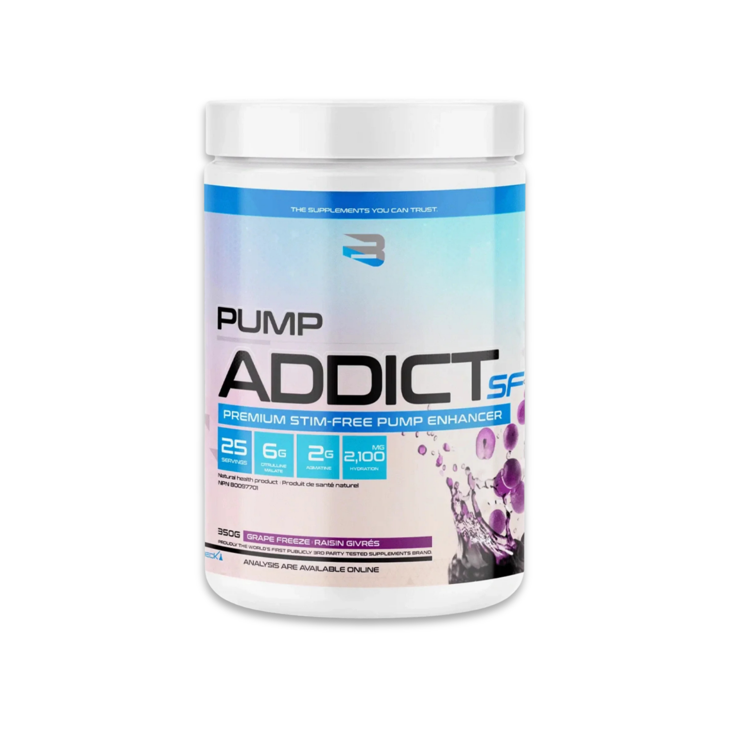 Pump Addict sans stimulant - 350g