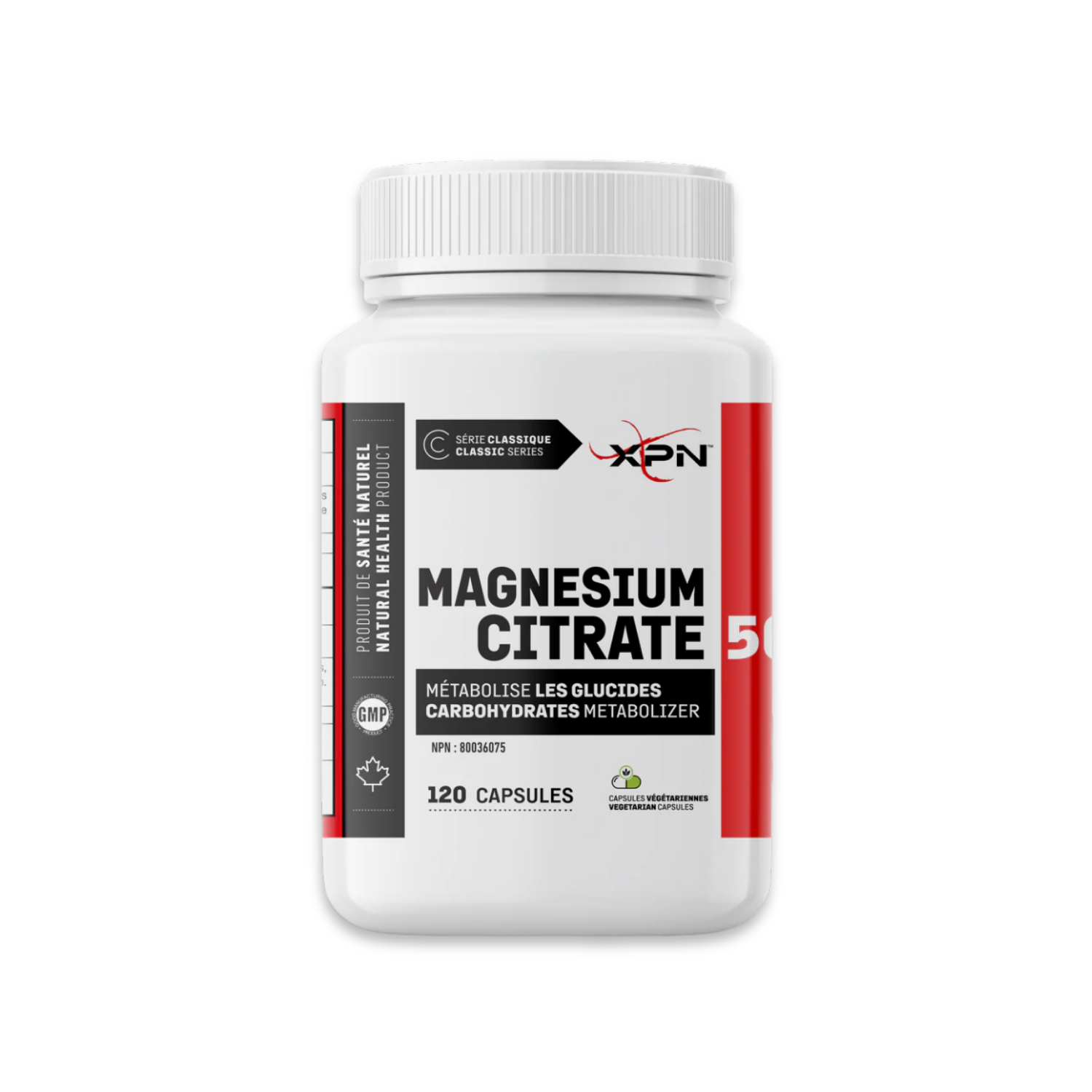 Magnésium Citrate - 120 capsules