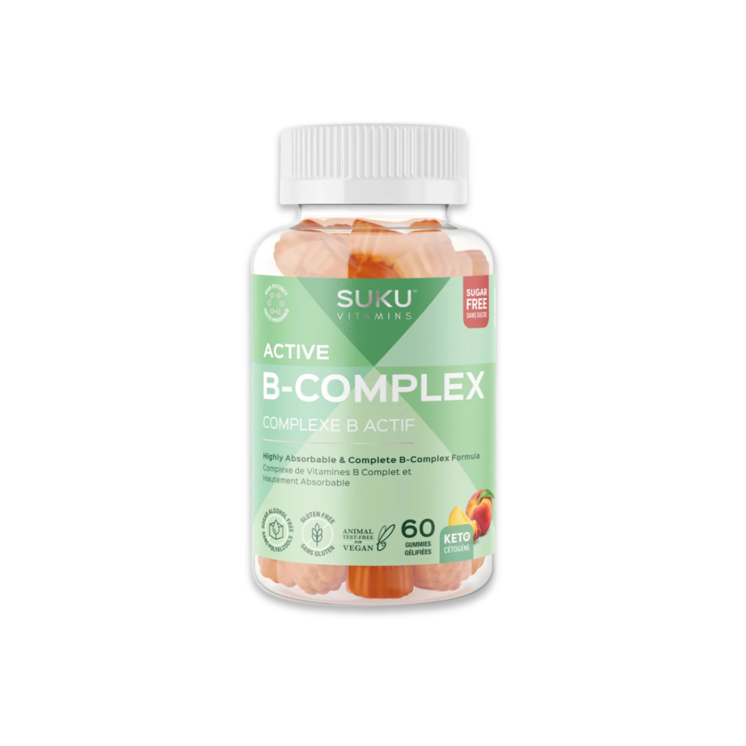 Complexe-B Actif - 60 jujubes