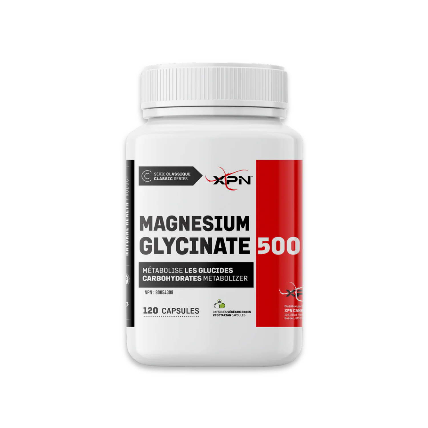 Magnésium Glycinate - 120 capsules